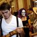 Orchestra member Genevieve Micheletti prepares to enter the auditorium to perform in the halloween concert on Sunday. Daniel Brenner I AnnArbor.com